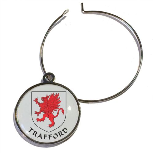 Family Crest Glass Stem Charm